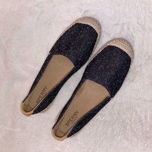 Sperry women's top-sider sunset skimmer linen espadrille loafer 5.5